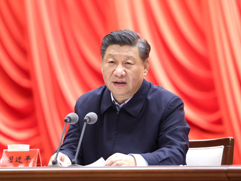 　　3月1日，2021年春季學期中央黨校（國家行政學院）中青年干部培訓班在中央黨校開班。中共中央總書記、國家主席、中央軍委主席習近平在開班式上發表重要講話。新華社記者 王曄 攝
